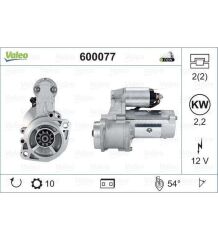 Mars Dinamosu 12v 2,2kw 10 Dis - Valeo (VAL 600248)