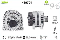 Alternator Valeo 6 Kanal 439701 9678048880