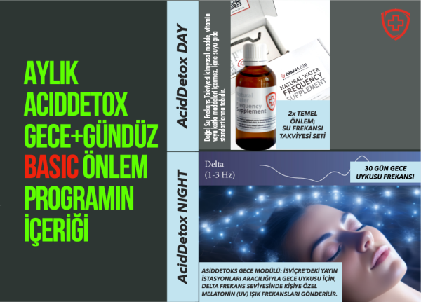 AcidDETOX BASIC 3 AYLIK ÖNLEM PROGRAMI