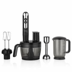 KORKMAZ A457-06 MİA MULTİ BLENDER SET SİYAH KROM