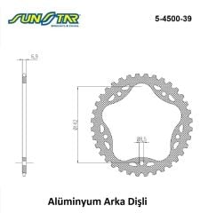 ARKA DİŞLİ ALÜMİNYUM