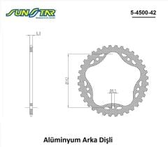 ARKA DİŞLİ ALÜMİNYUM