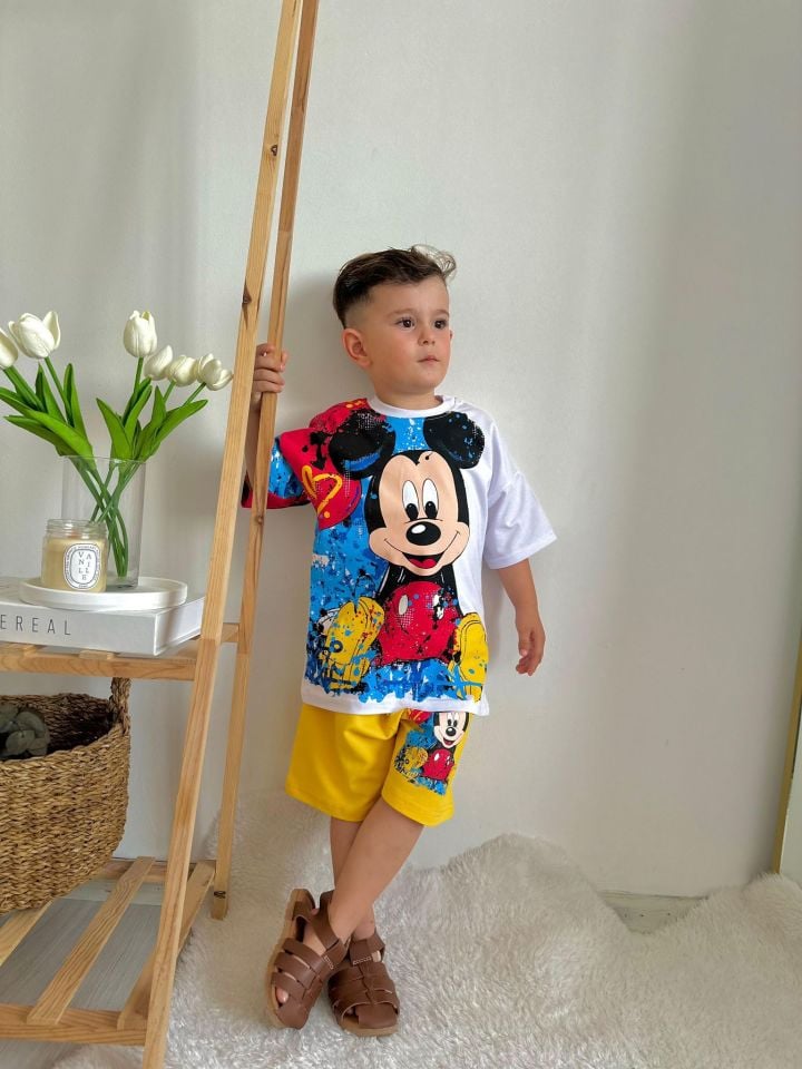 Mickey Baskılı Takım