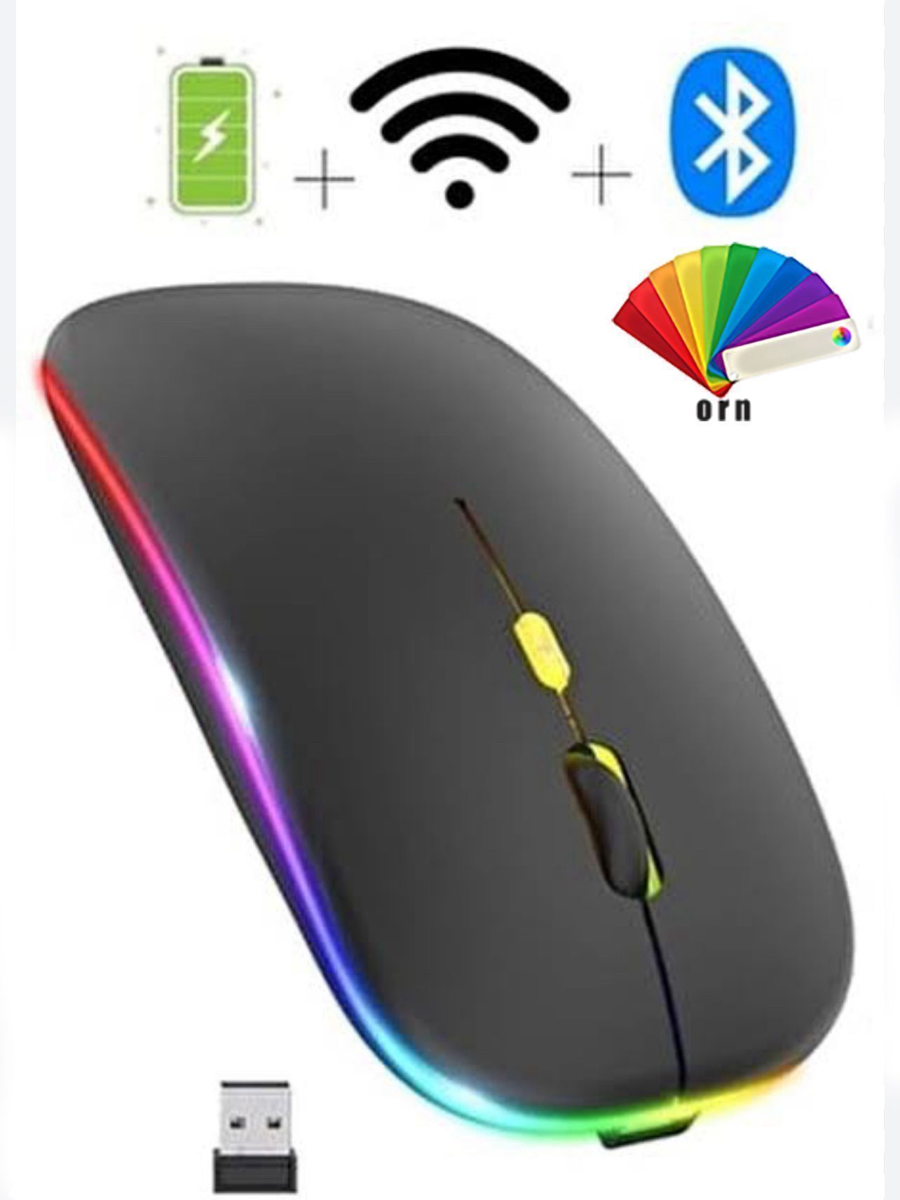 ORN SLİM ŞARJLI BLUETOOTH + WİFİ MOUSE