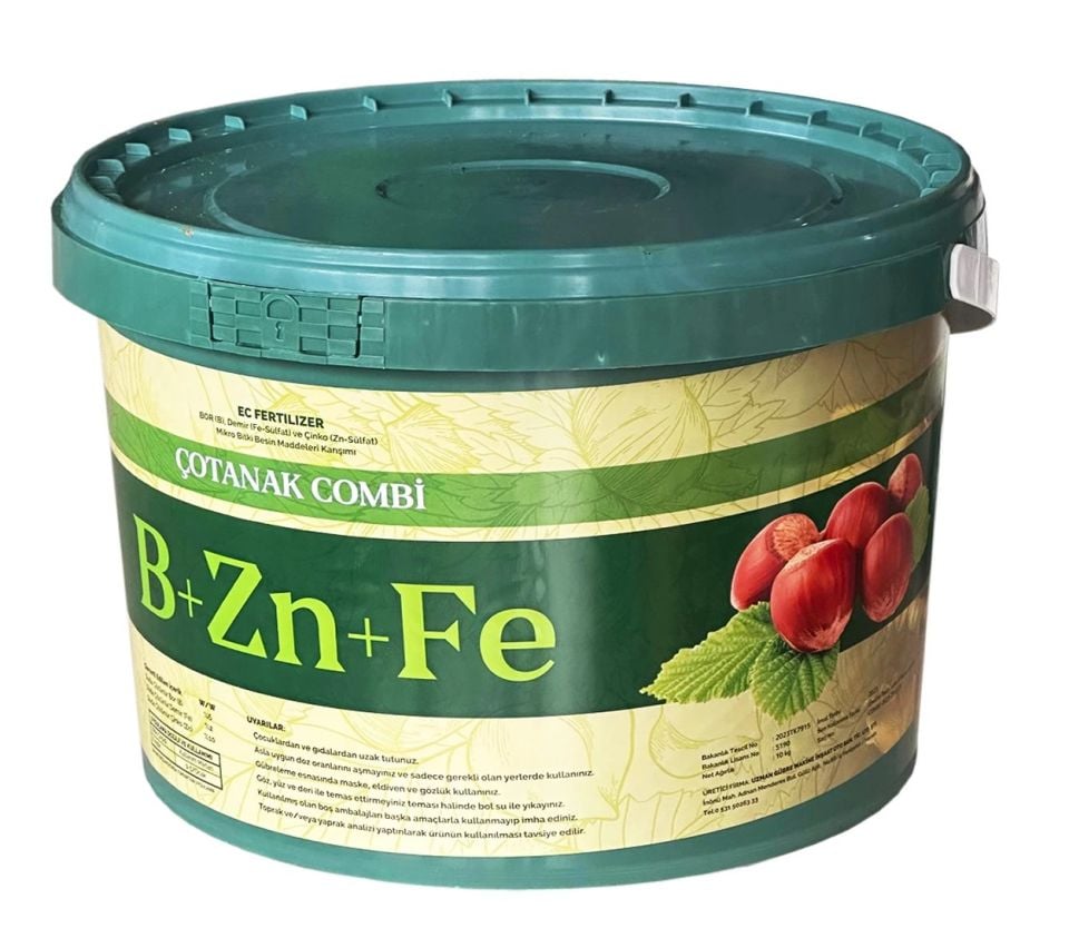 Çotanak Combi B+Zn+Fe 10kg Mikro Bitki Besin Maddeleri Karışımı