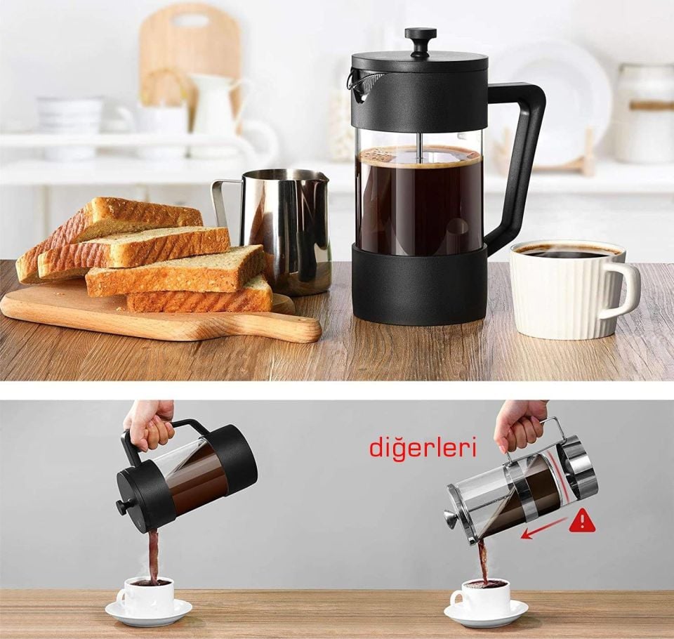 2 Adet French Press 300 Ml