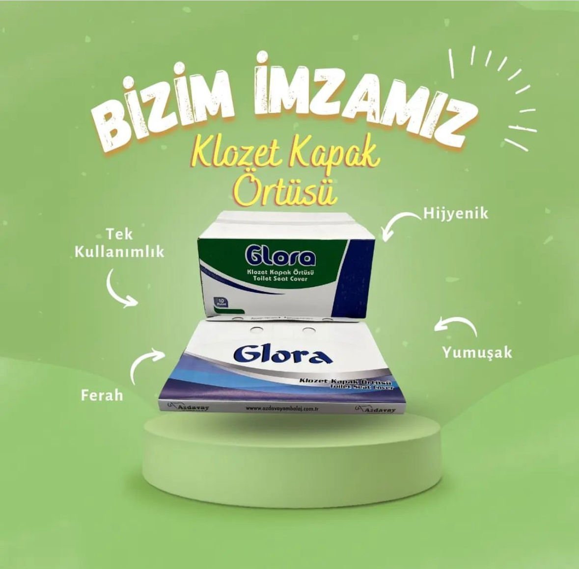 KLOZET KAPAK ÖRTÜSÜ 10 PK. X200 ADET