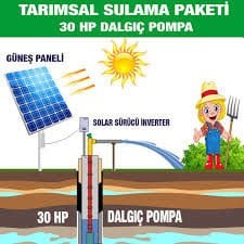 30 HP (22,5 KW) Tarımsal Sulama Paketi