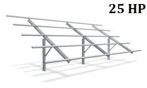 25 HP (18.5 kW) Motor İçin Çelik Platform