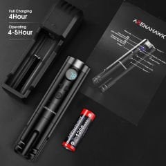 Arenahawk A-Power Kablosuz Dövme Makinesi - 4.0 mm Stroke - Siyah