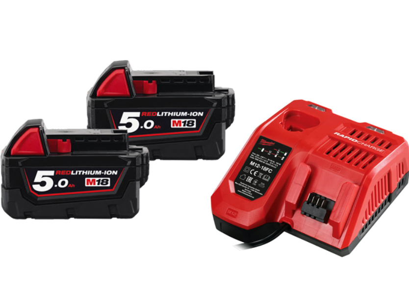 Milwaukee M18 Nrg-502 Akü ve Şarj cihazı set