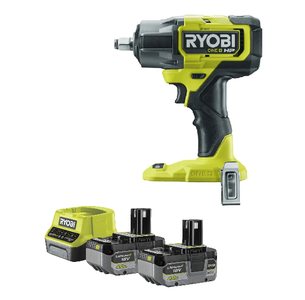 Ryobi RIW18X-402 Çift Akülü 18 V 900 Nm Akülü Somun Sıkma Makinesi