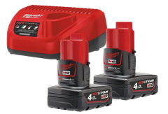 Milwaukee M12 NRG-402 Akü + Şarj Cihazı Paket