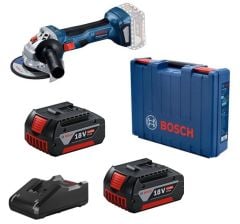 Bosch GWS 180-LI Professional 5.0 Ah Çift Akülü Taşlama Makinesi