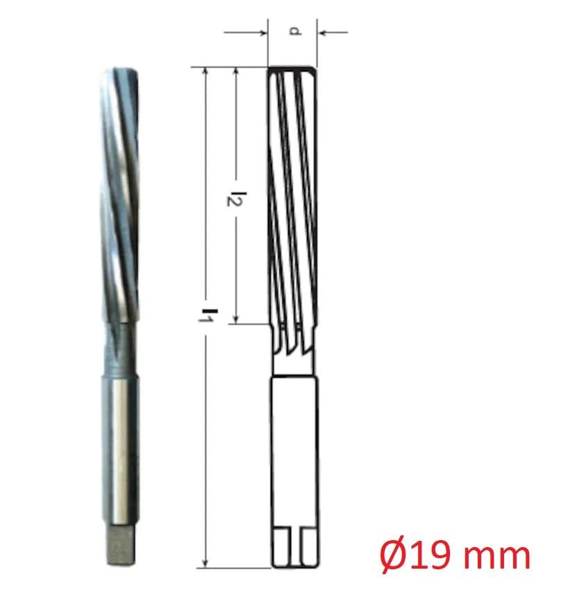 Ø19 mm El Raybası DIN 206 FRA