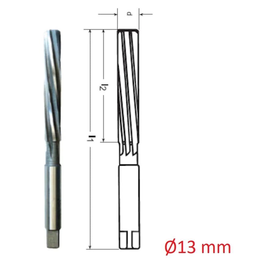 Ø13 mm El Raybası DIN 206 FRA