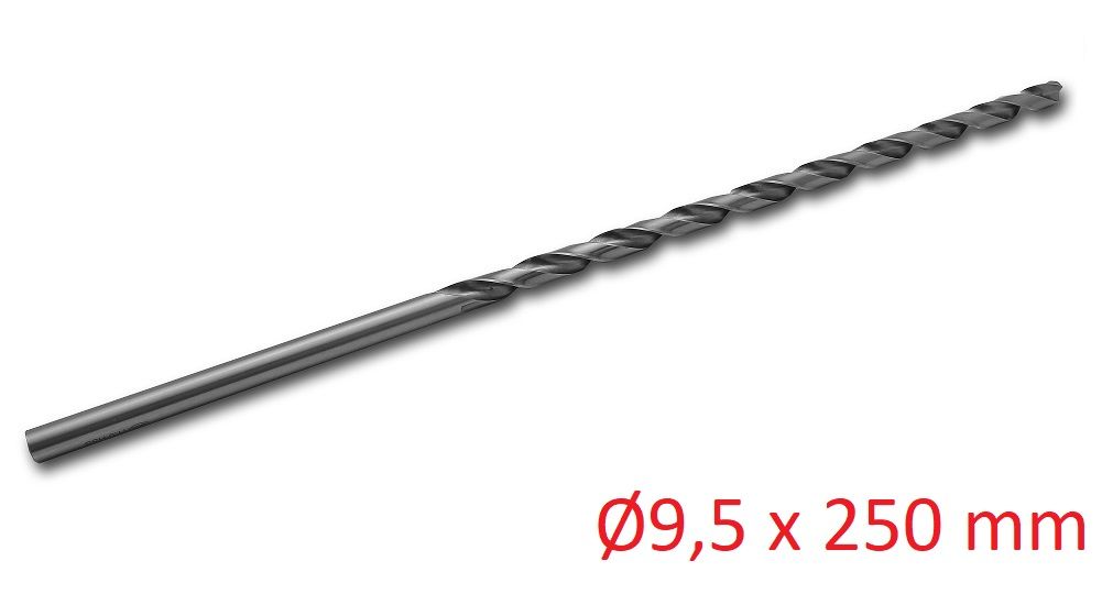 Ø9,5 x 250 mm Matkap Ucu DIN 1869