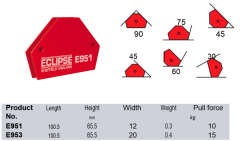 ECLIPSE  Mıknatıslı Gönye ( E951 - E953 )