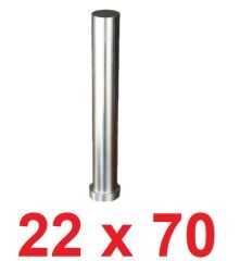 Ø22 x 70 mm Silindir Başlı Delme Zımbası