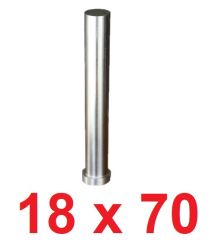 Ø18 x 70 mm Silindir Başlı Delme Zımbası