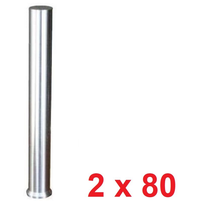 Ø2 x 80 mm Havşa Başlı Delme Zımbası
