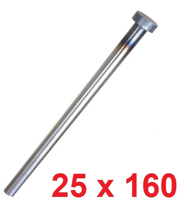 Ø25 x 160 mm Silindir Başlı İtici Pim