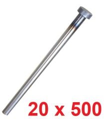 Ø20 x 500 mm Silindir Başlı İtici Pim