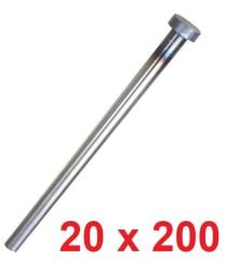 Ø20 x 200 mm Silindir Başlı İtici Pim