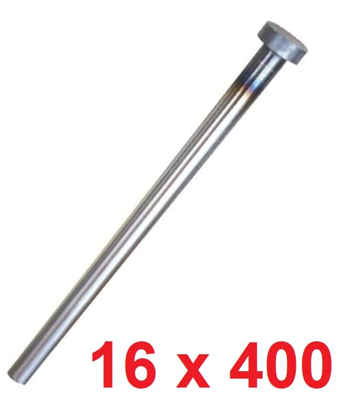 Ø16 x 400 mm Silindir Başlı İtici Pim