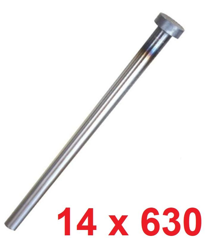 Ø14 x 630 mm Silindir Başlı İtici Pim