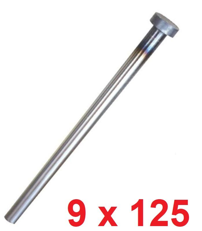 Ø9 x 125 mm Silindir Başlı İtici Pim