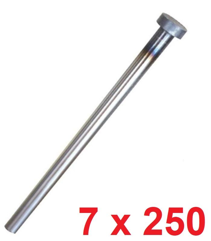 Ø7 x 250 mm Silindir Başlı İtici Pim