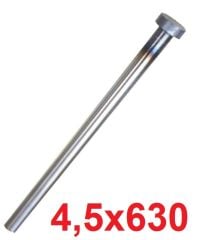 Ø4,5 x 630 mm Silindir Başlı İtici Pim