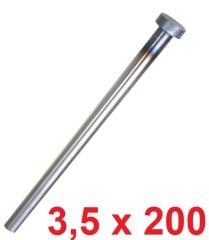 Ø3,5 x 200 mm Silindir Başlı İtici Pim