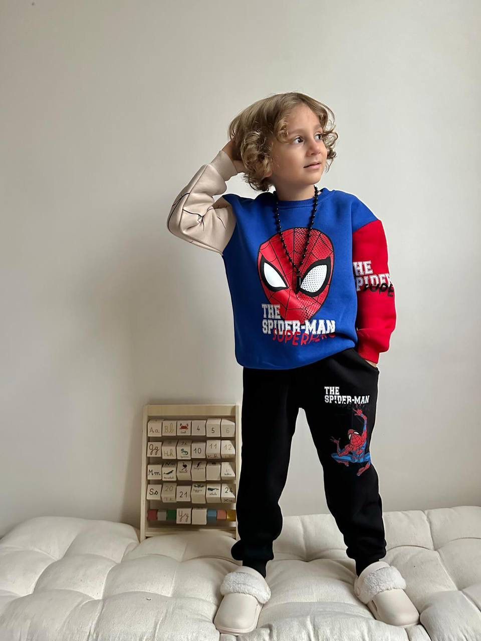 2 İp  Spiderman Mavi