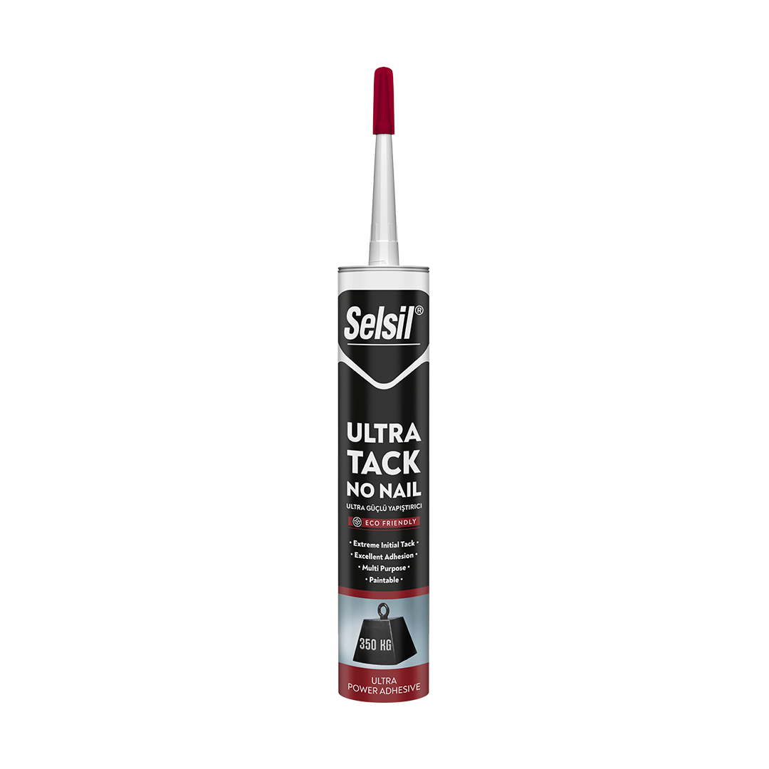 Selsil Ultra Tack Güçlü Montaj Yapıştırıcı 290 ml Beyaz 1 Adet