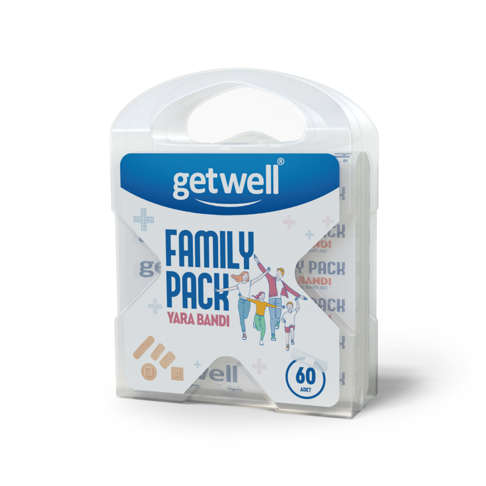 Getwell Family Pack Yara Bandı 60’lı Paket