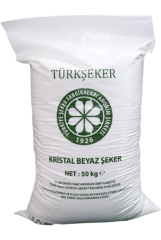 Türkşeker Beyaz Kristal Toz Şeker 50 Kg Çuval
