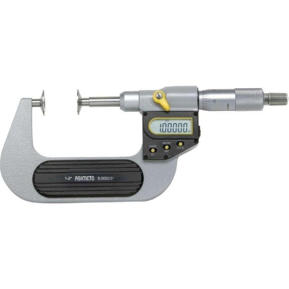 Asimeto Dijital Dişli Mikrometre 175-200mm AS-145080