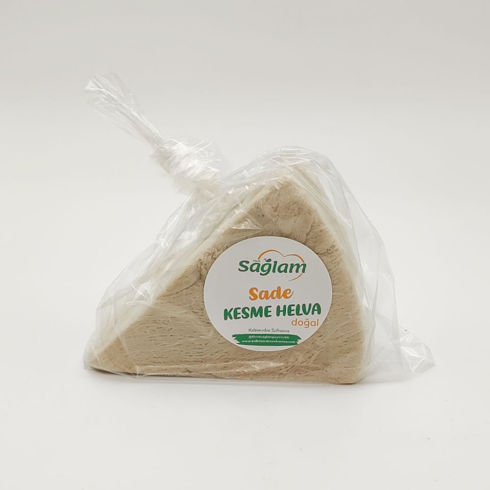 Doğal Sade Kesme Helva 350 Gr