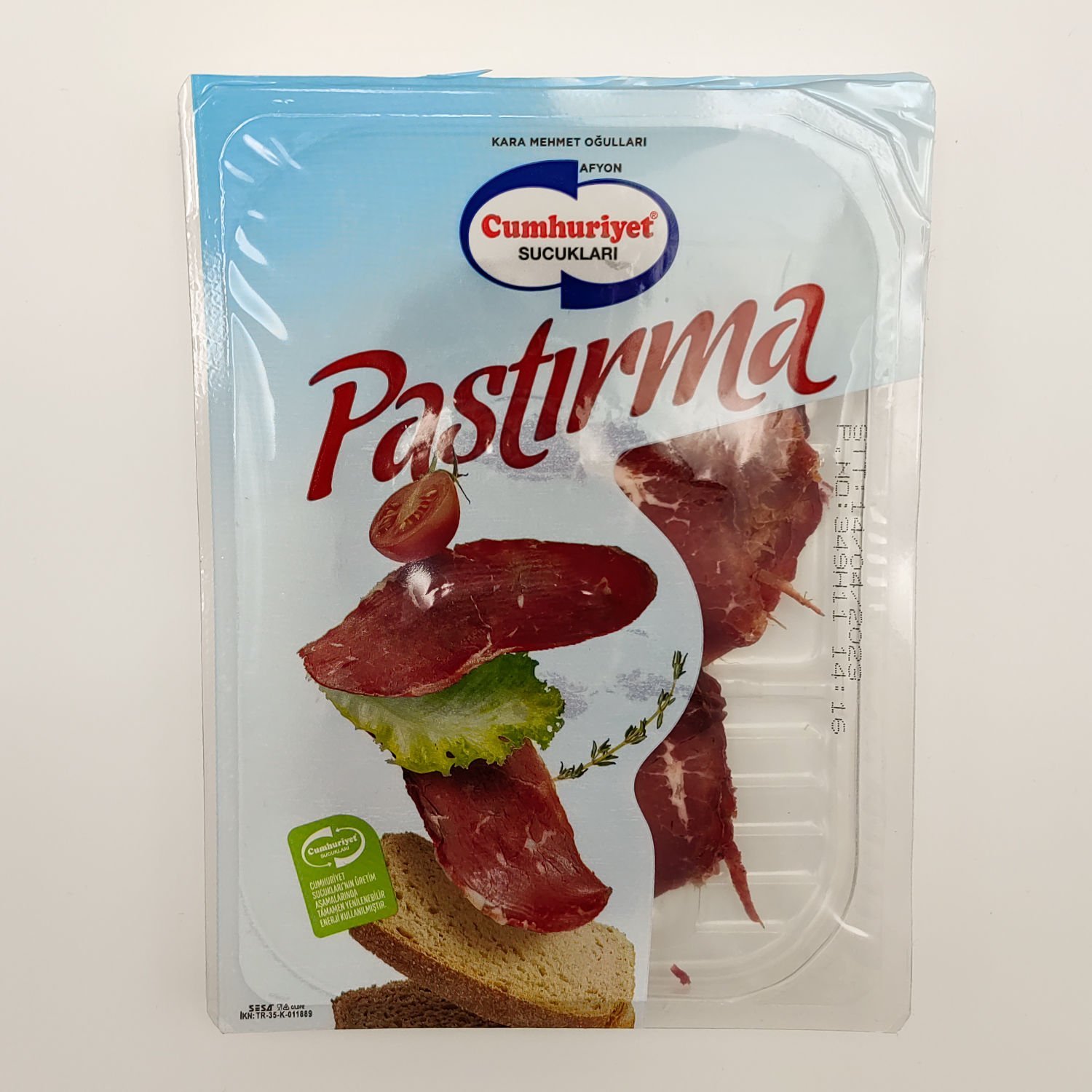 Cumhuriyet Dilimli Dana Pastırma 90 Gr