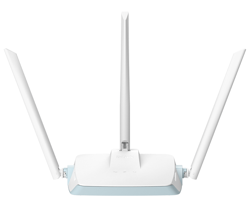 D-Link Wireless N300 Router, 4 x 10/100M LAN port, 1 x 10/100M WAN port, 3 x 5 dBi external antenna , Repeater mode , D-Link AI techno