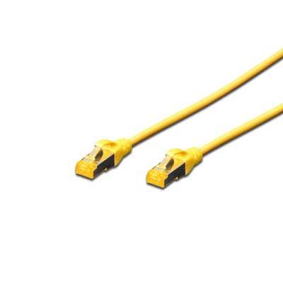 DIGITUS DK-1644-A-0025/Y 25CM S/FTP CAT6A PATCH KABLO SARI Halogenfree, Cu, AWG 26/7
