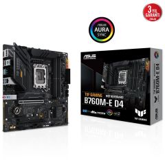 ASUS TUF GAMING B760M-E D4 4xDDR4 HDMI/DP 2xM.2 1xGLAN 1700P ANAKART