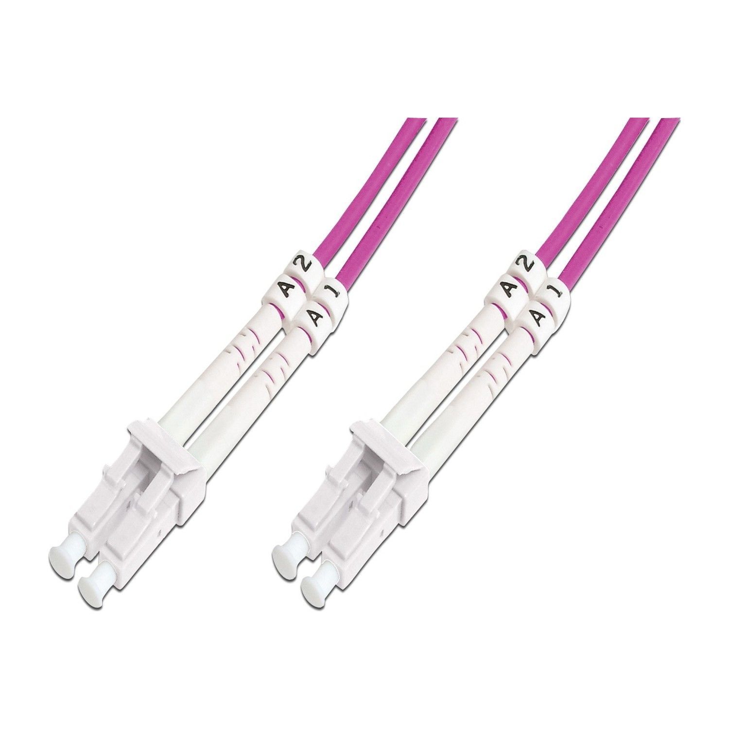 LC - LC FIBER PATCH KABLO MM OM4 10 MT  Multimode, Duplex, 50/125, OM4, LSZH