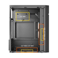 FRISBY FC-2715B 300W 1x12CM FAN MICRO ATX 2xUSB2.0 SİYAH KASA