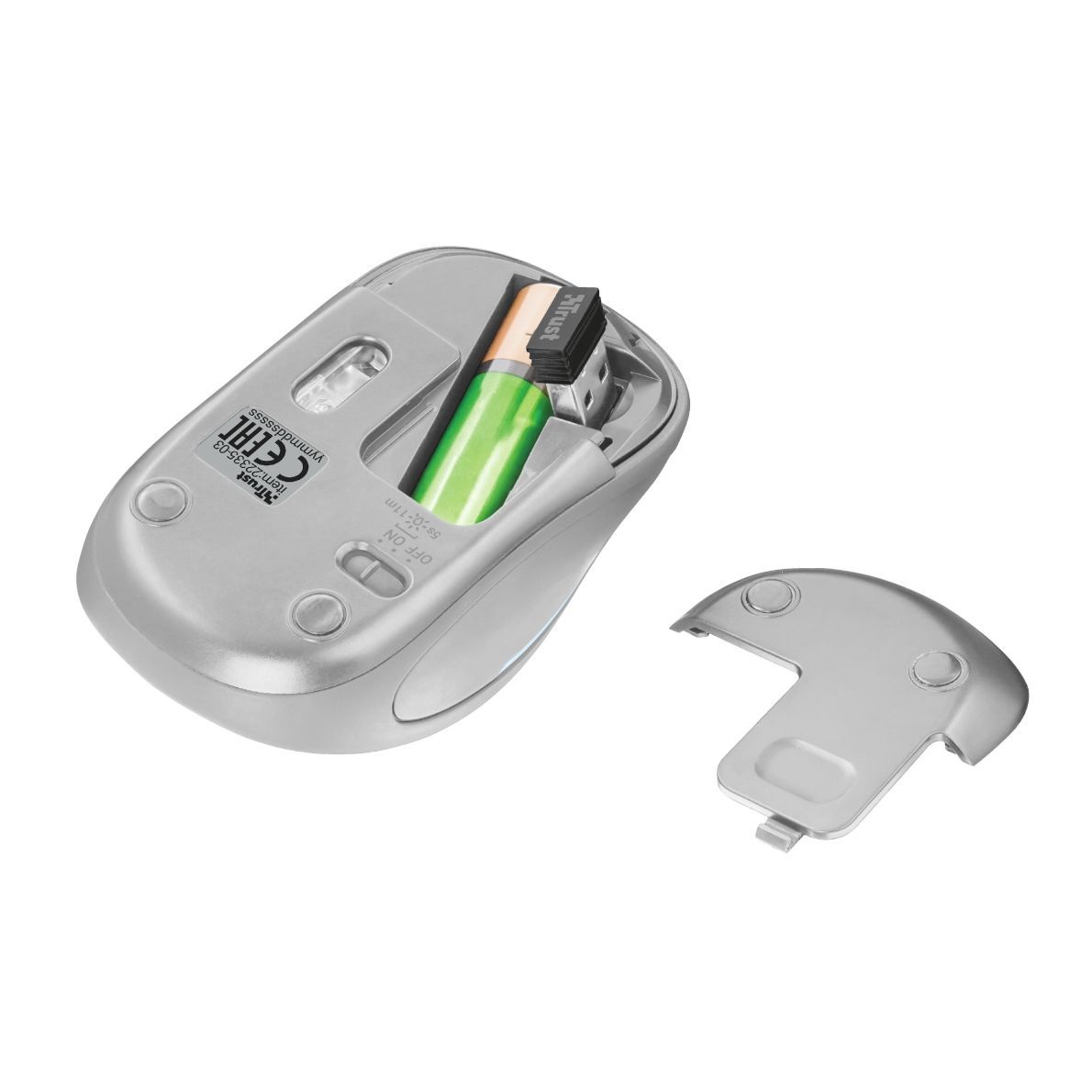 TRUST YVI FX 22335 KABLOSUZ 1600 DPI BEYAZ MOUSE