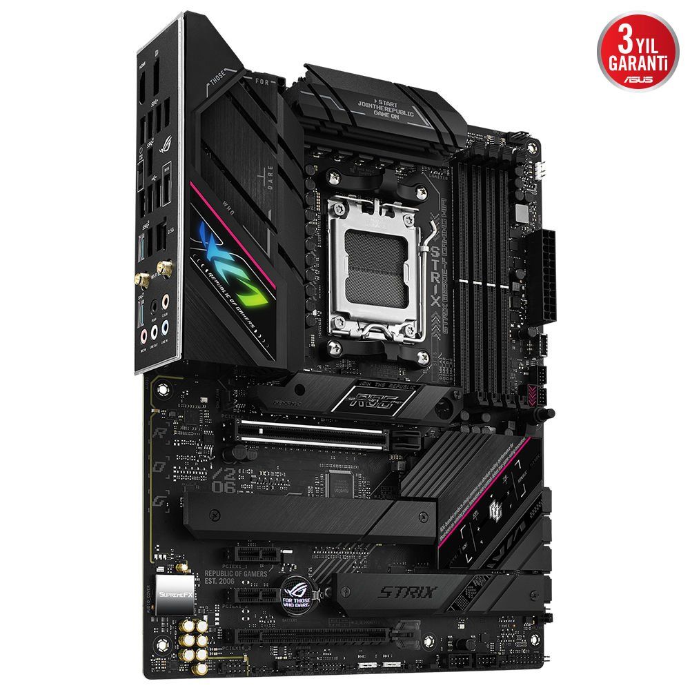 ASUS ROG STRIX B650E-F GAMING WIFI 4xDDR5 DP/HDMI 3xM2 AM5 ANAKART