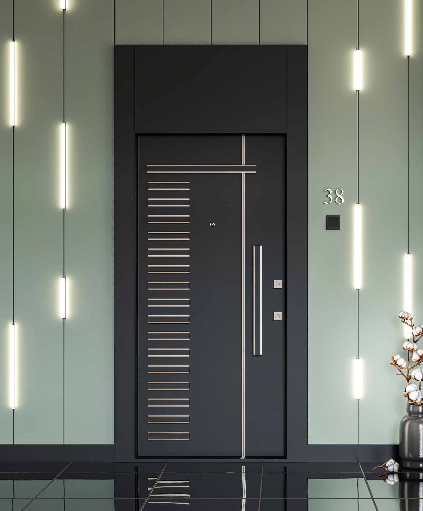 Porte en acier blindée