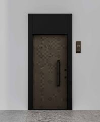 Porte en acier lapis